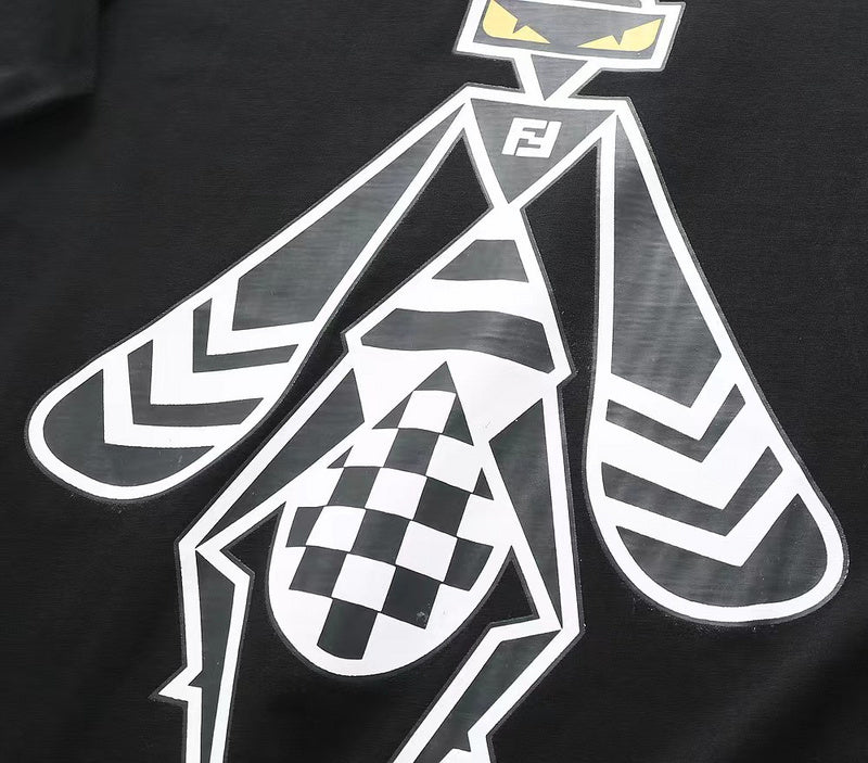 Front view of Louis Vuitton cotton t-shirt with monogram-inspired silhouette