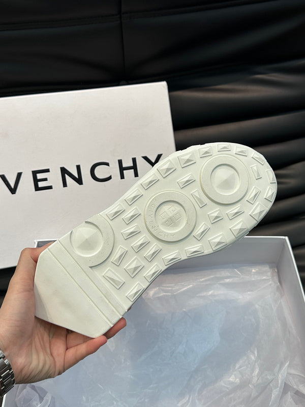 Givenchy White Loafer Flats - Back View