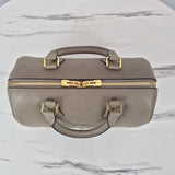Top view of chic structured women's handbag – women's premium purse