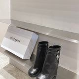 Givenchy Tan Ankle Boots - Side Profile View