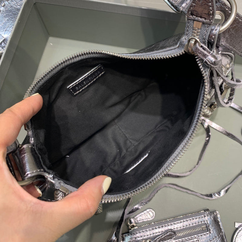 Understated Vegan Leather Handbag - Refined Silhouette | Women's Designer-Inspired Purse #379 - styled full view (image 7) of designer-inspired handbag