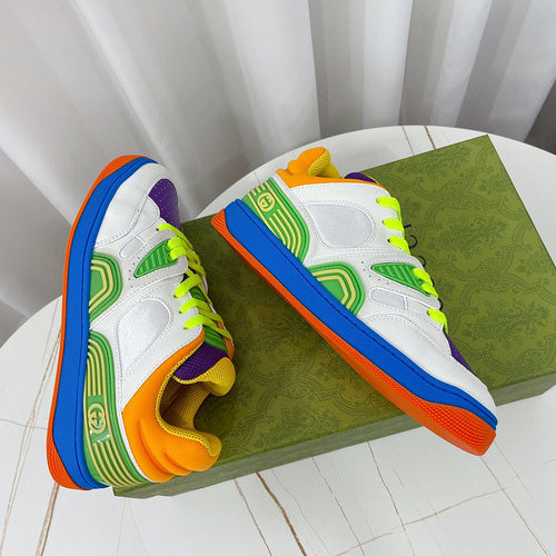Gucci two-tone luxury sneakers view 8 minimalist modern build