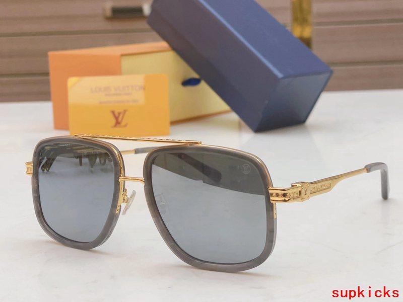 Angled view of Louis Vuitton unisex sunglasses