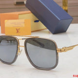 Angled view of Louis Vuitton unisex sunglasses