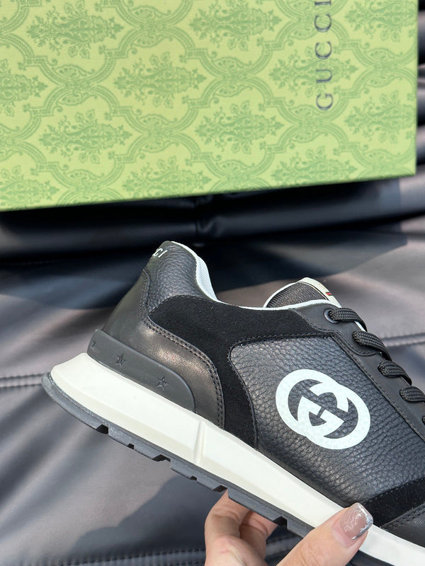 Gucci neutral cream luxury sneakers view 10 streetwear statement look