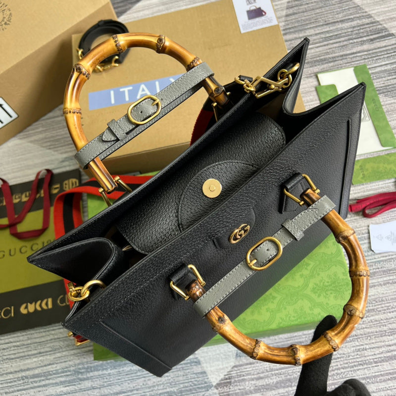 Styled lifestyle shot of classic signature women's handbag – women's luxury accessory