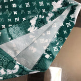 Side profile of Louis Vuitton cotton t-shirt with runway-inspired design