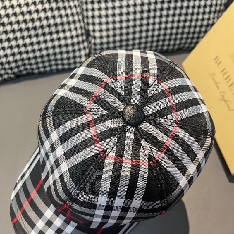 Front view of Burberry unisex cap