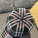 Front view of Burberry unisex cap