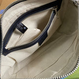 Side profile of elevated classic women's handbag – women's premium purse