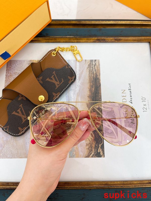 Front view of Louis Vuitton unisex sunglasses