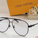 Close-up detail view of Louis Vuitton unisex sunglasses