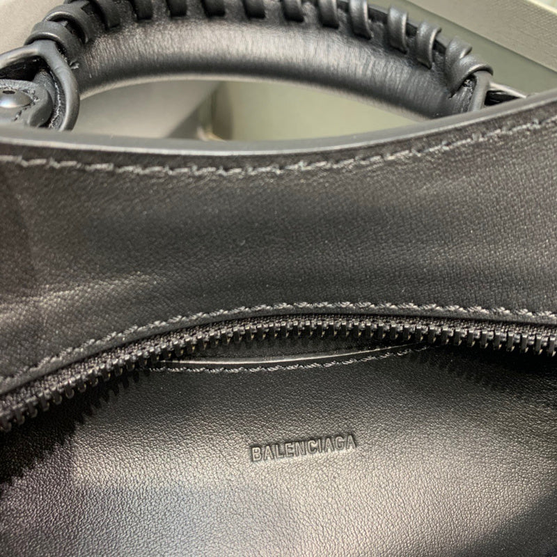 Refined Vegan Leather Handbag - Signature Hardware Accents | Women's Fashion Handbag #309 - alternate angle view (image 8) of designer-inspired handbag