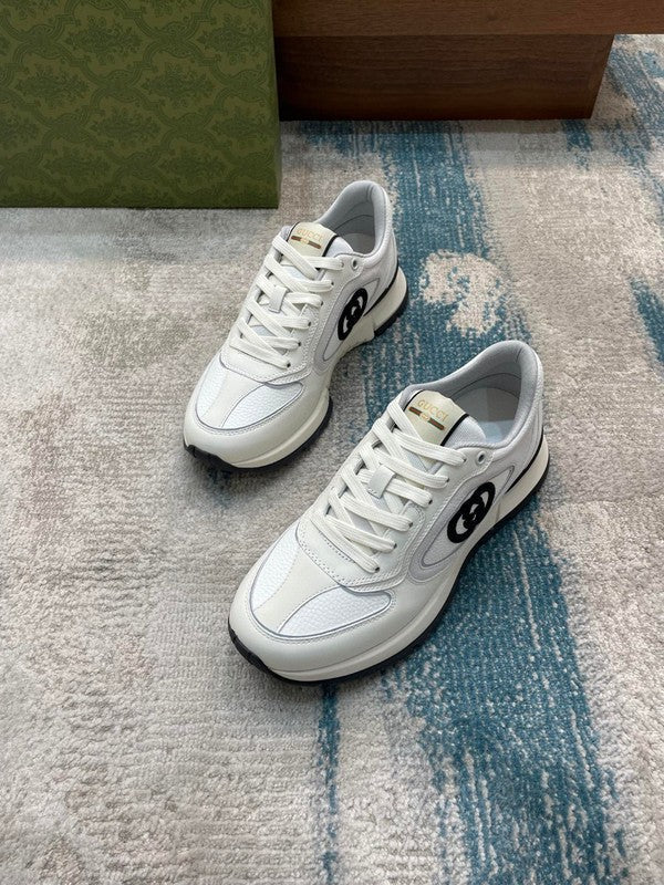 Gucci classic monochrome luxury sneakers view 9 cushioned comfort fit