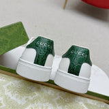 Gucci neutral cream luxury sneakers view 9 streetwear statement look