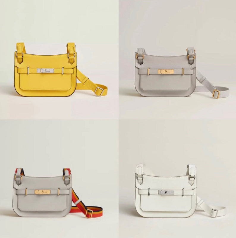 Close-up detail of modernist bag design
