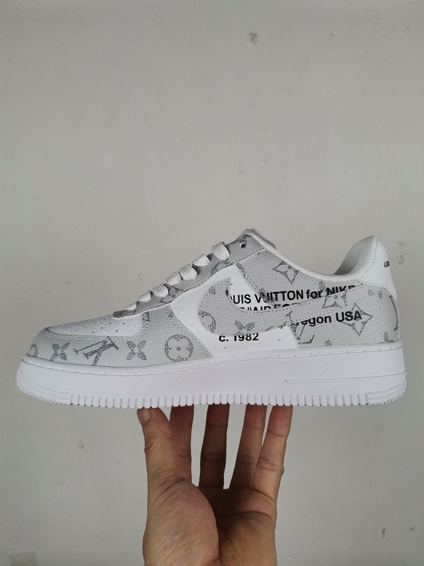 Nike sneakers detailed view showing premium designer craftsmanship