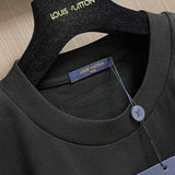 Front view of Louis Vuitton cotton t-shirt with logo-detail design