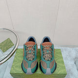 Gucci sneakers detailed view showing premium designer craftsmanship