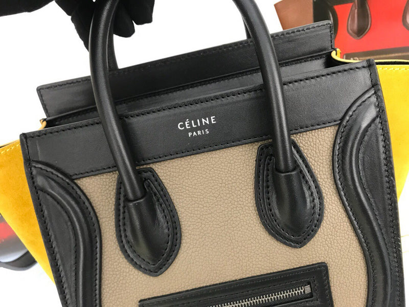 Front view of statement sleek women's handbag – women's designer-style accessory
