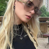 Side view of Louis Vuitton unisex sunglasses