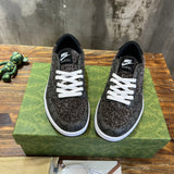 Gucci bold contrast luxury sneakers view 7 breathable knit upper