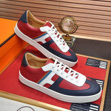 Hermès Beige Slip-On Sneakers - Angled View