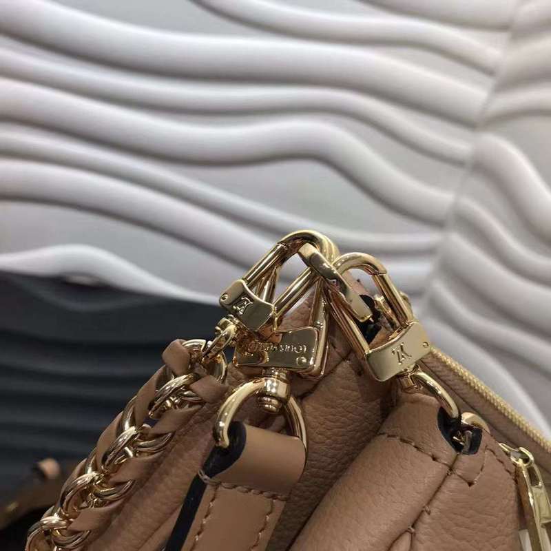 Handle and strap detail of modern signature women's handbag – women's premium purse