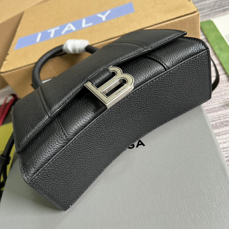 Chic Faux Leather Handbag - Polished Finish | Women's Luxury Handbag #284 - styled full view (image 7) of designer-inspired handbag