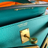 Close-up detail of considered bag design