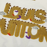 Full styled look of Louis Vuitton cotton t-shirt with tailored silhouette