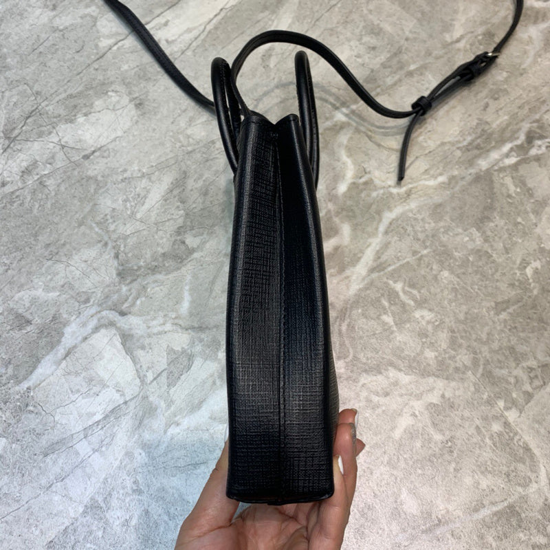 Bold Premium PU Leather Handbag - Refined Silhouette | Women's Premium Handbag #1054 - back view (image 4) of designer-inspired handbag
