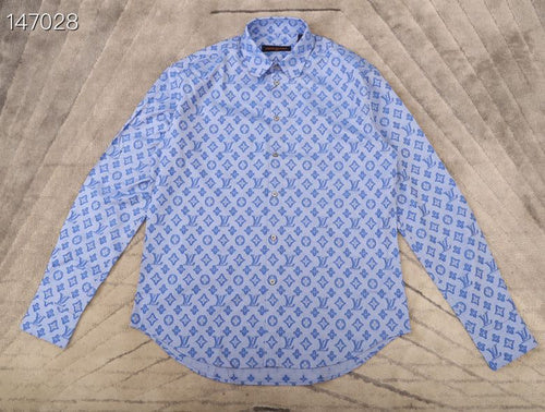 Full styled look of Louis Vuitton luxury clothing with tailored silhouette