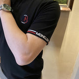 Full styled look of Moncler luxury clothing with tailored silhouette