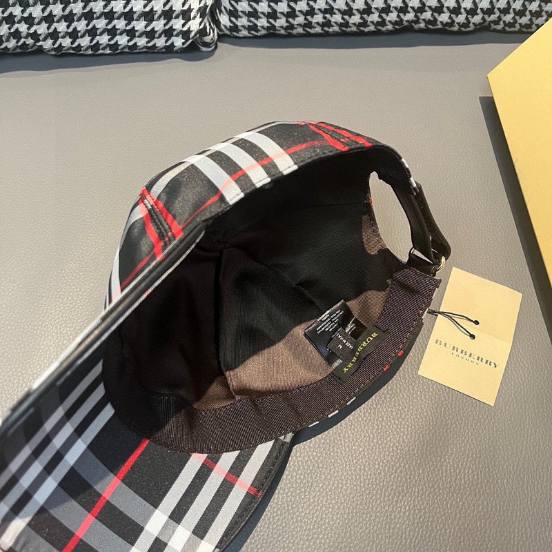 Side view of Burberry unisex cap