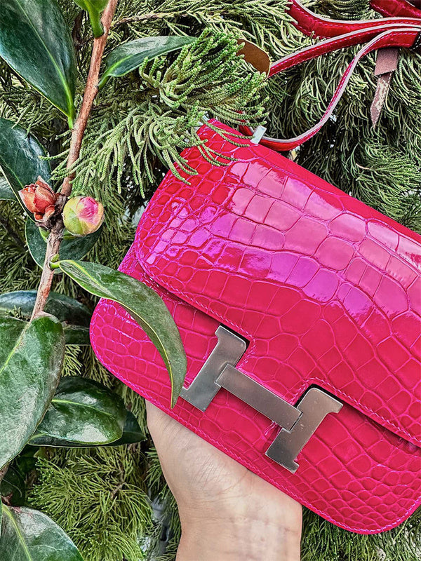 Timeless bag shown from front angle