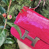 Timeless bag shown from front angle