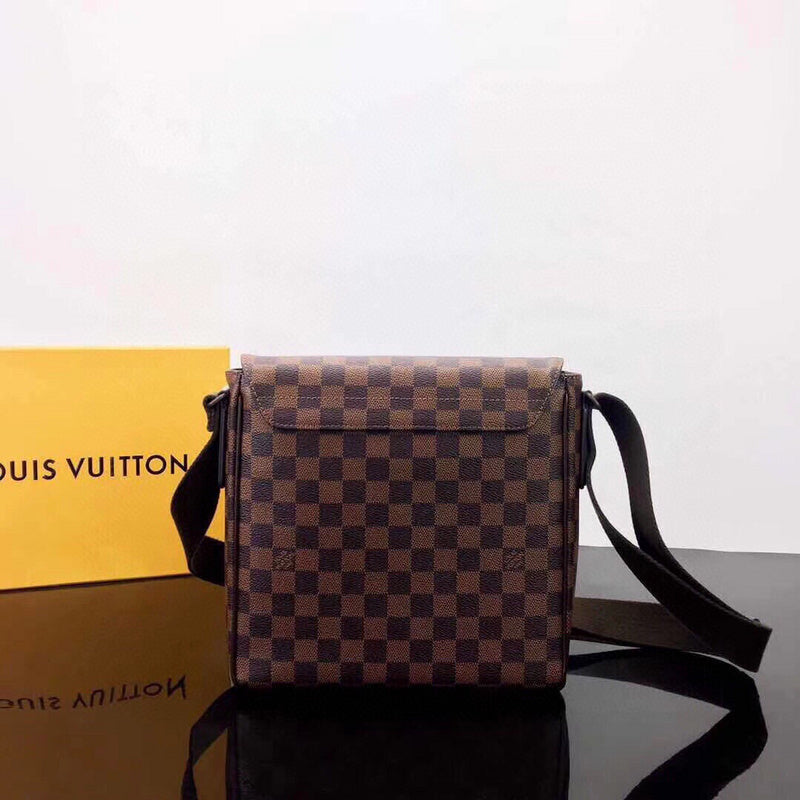 Back view of polished classic women's handbag – women's luxury handbag