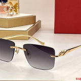 Angled view of Cartier unisex sunglasses