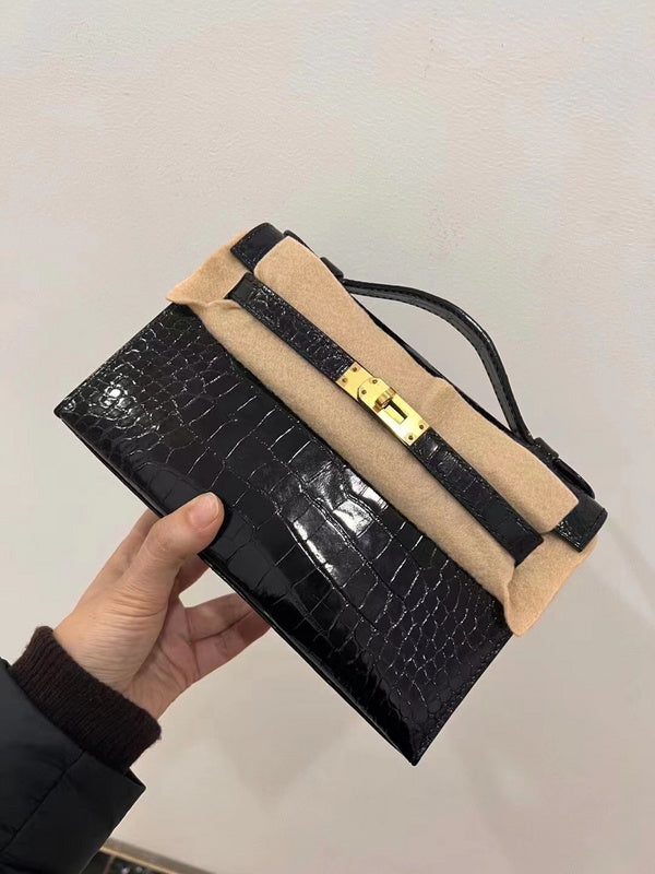 Close-up detail of timeless bag design