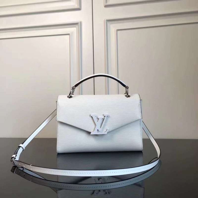 Side profile of structured modern women's handbag – women's premium purse
