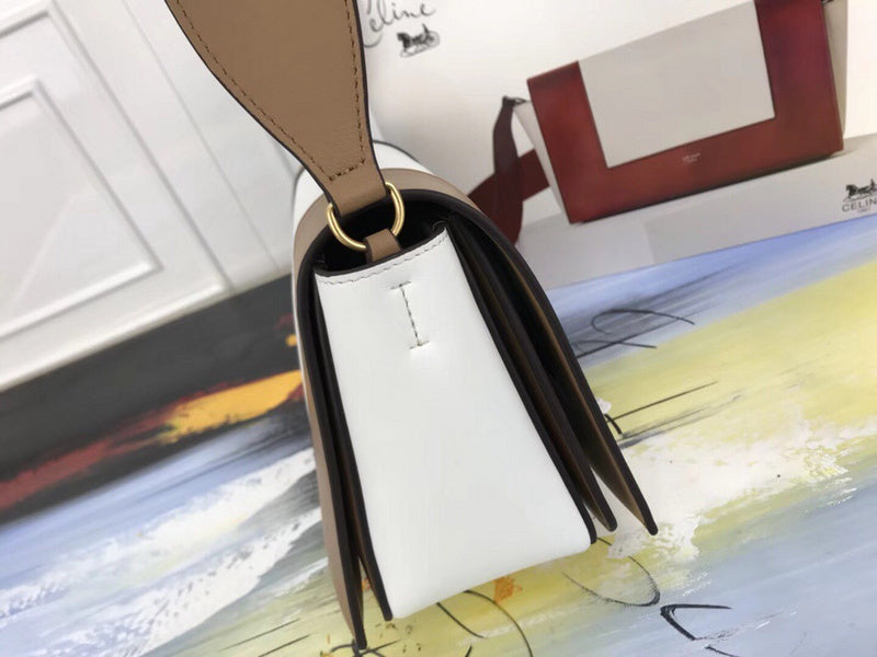 Styled lifestyle shot of everyday-luxe signature women's handbag – women's designer-style accessory