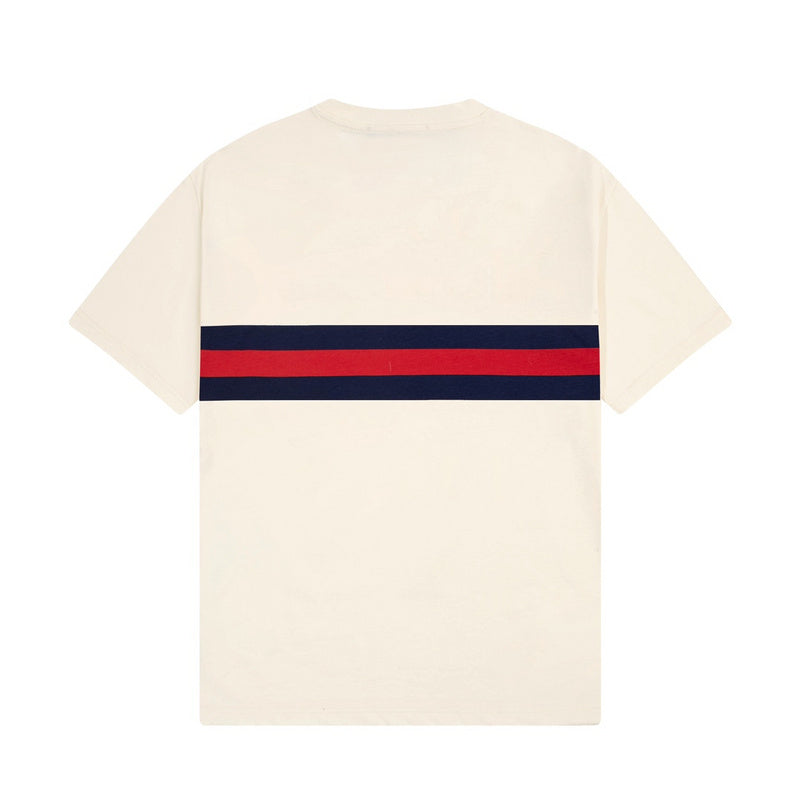 Side profile of Louis Vuitton cotton t-shirt with contemporary cut