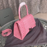 Interior view of statement polished women's handbag – women's statement bag
