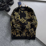 Full styled look of Louis Vuitton luxury clothing with label-forward styling