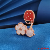 Close-up detail view of Van Cleef & Arpels unisex jewelry piece