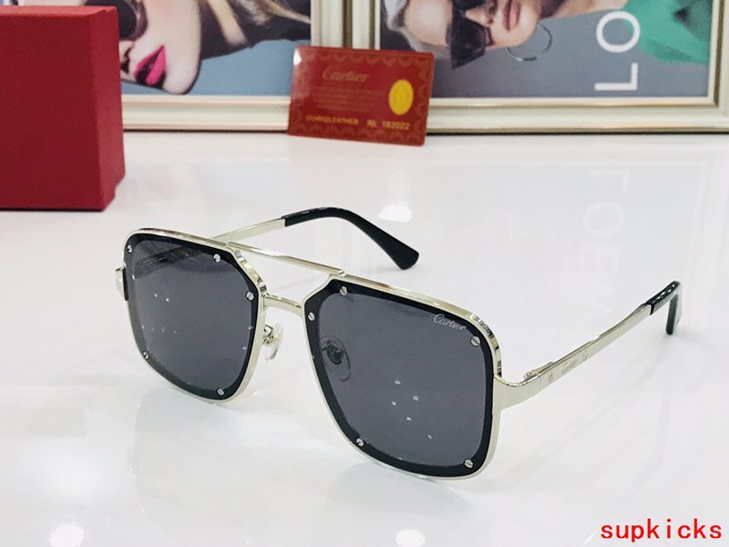 Lifestyle view of Cartier unisex sunglasses