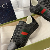 Gucci muted earth tones luxury sneakers view 6 heritage-inspired look