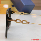Lifestyle view of Louis Vuitton unisex sunglasses