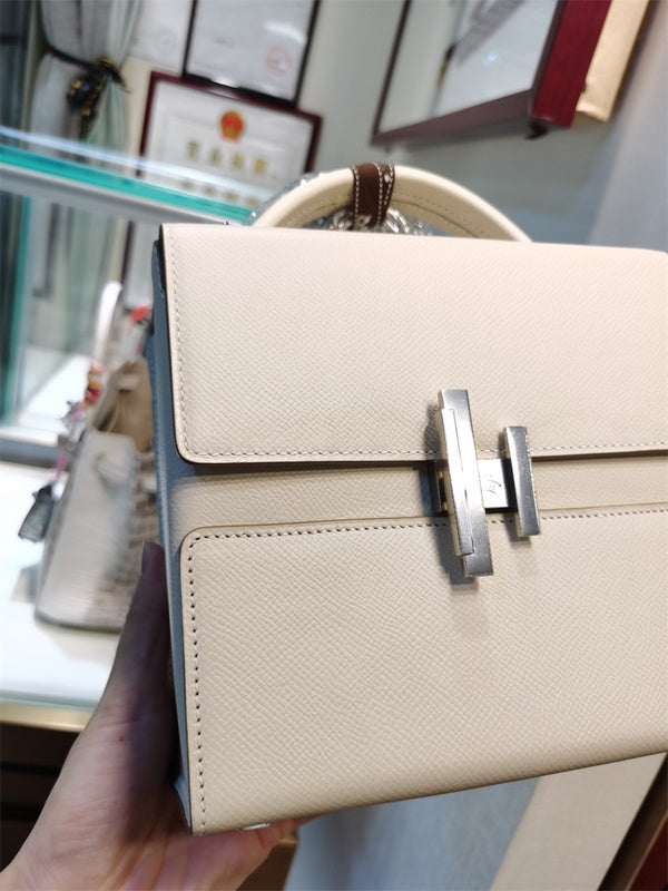 Close-up detail of tailored bag design